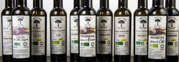 L'Arbre à Huile_Logo Made in Jura_Bouteilles