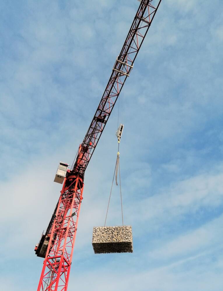 Pernot Béton_Gabions_Grue