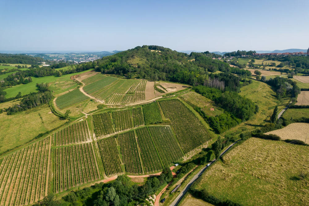 Le Domaine Pignier vu du ciel