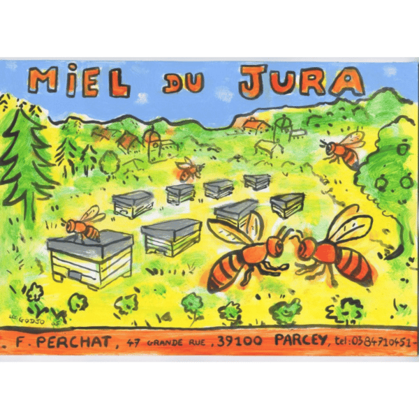 logo miel du jura