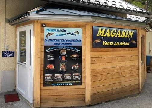 Magasin_La pisciculture Truites des Rivières_Vente de produits